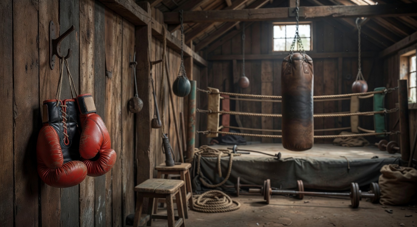 Traditional boxing drills in Welsh gyms