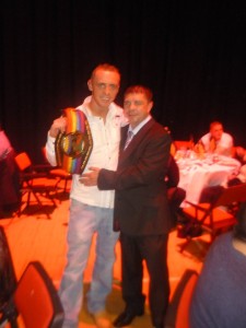 Robbie Regan (right) with Jamie Arthur (Photo: Robbie Regan, Facebook)