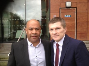 Tony Borg and Ricky Hatton (Photo: Tony Borg, Facebook)