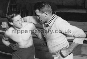Nipper Pat Daly and 'Professor' Andrew Newton